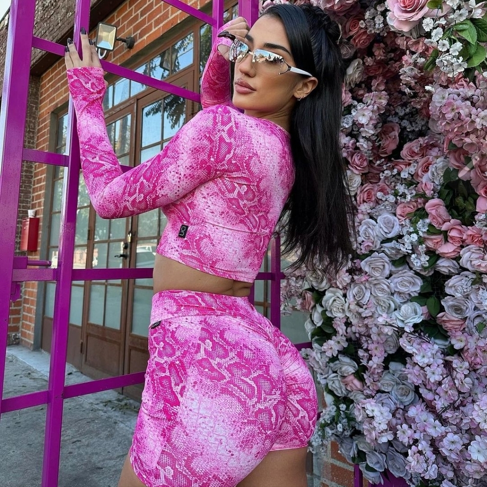 Licifit Pink Python Regular Shorts Xl Pink - image 7